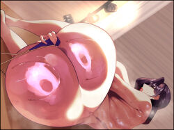 1girl absurdres ameka80 ass breasts highres huge_ass huge_breasts nude original solo