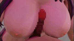 3d animated animated_gif breasts han_juri large_breasts nipples paizuri penis shotacoin street_fighter