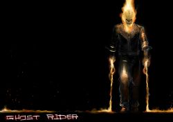 capcom chain fire ghost_rider highres marvel marvel_vs._capcom marvel_vs._capcom_3