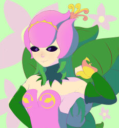 Rule 34 | digimon, digimon (creature), fairy, flower, highres, lilimon, lilimon x-antibody, monster girl, petals, plant girl