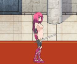 1girl animated animated_gif armor bikini_armor breasts bukkake carpet castle censored cum cum_in_mouth cum_in_pussy cum_on_body defeat facial gauntlets green_eyes group_sex guild_meister lizard long_hair lowres monster mosaic_censoring nipples no_panties nude rape red_hair sex smug sword thighhighs vaginal warrior weapon