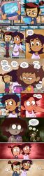absurdres amphibia anne_boonchuy crossover highres luz_noceda molly_mcgee parasomnico the_ghost_and_molly_mcgee the_owl_house