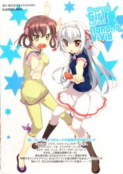 Rule 34 | 2girls, flower, flower on head, fujima takuya, lyrical nanoha, mahou shoujo lyrical nanoha vivid, martial arts, multiple girls, official art, spring sunlight fist dojo apprentices, xue rosen, yen lankwai