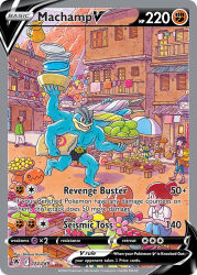 artist_name backpack backpacker_(pokemon) bag basket belt black_hair blue_headband blue_pants brown_hair brown_shoes building card_(medium) chair character_name closed_mouth collared_shirt company_name copyright_name copyright_notice creatures_(company) dugtrio english_text extra_arms facial_hair flower food fruit game_freak gen_1_pokemon gen_3_pokemon gen_5_pokemon green_shirt headband holding holding_basket in-universe_location komatsu_shinya long_hair looking_back machamp maractus multiple_boys multiple_girls muscular nintendo official_art on_roof open_mouth pants pink_flower pitcher_(container) pokemon pokemon_(creature) pokemon_card pokemon_swsh pokemon_tcg ponytail red_eyes shirt shoes short_hair sitting standing stow-on-side table third-party_source town trading_card trapinch umbrella white_pants white_shirt window