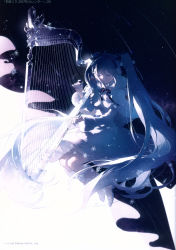 1girl 2017 absurdres alternate_costume black_ribbon blue_hair blue_theme boots capelet closed_eyes closed_mouth crystal curtains darkness double_exposure dress earmuffs eyelashes facing_viewer fingernails flat_chest floating_hair full_body fur-trimmed_boots fur-trimmed_capelet fur-trimmed_dress fur-trimmed_sleeves fur_trim glint glowing hair_between_eyes hair_ribbon harp hatsune_miku highres huge_filesize instrument legs_together light light_particles light_smile long_hair long_sleeves music neck_ribbon night night_sky pink_ribbon playing_instrument pom_pom_(clothes) rella ribbon shooting_star short_dress sidelighting simple_background sky snowflakes solo star_(sky) starry_sky twintails very_long_hair vocaloid white_background white_boots white_dress white_theme winter_clothes