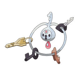 artist_request full_body gen_6_pokemon key keyhole klefki nintendo no_humans official_art pokemon pokemon_(creature) pokemon_focus pokemon_xy simple_background solid_oval_eyes solo third-party_source white_background