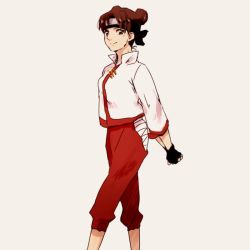 1girl brown_hair double_bun female_focus hair_bun naruto naruto_(series) solo tenten_(naruto)