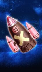 blue_background chocolate commentary dun_stallion_ii_(fate) fate/grand_order fate_(series) food_focus lasengle no_humans official_art sky star_(sky) starry_sky third-party_source