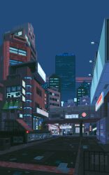 animated animated_gif building city cityscape commentary english_commentary lamppost looping_animation night night_sky no_humans original outdoors pixel_art scenery sky skyscraper waneella