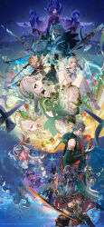Rule 34 | 6+boys, 6+girls, absurdres, aether (genshin impact), ahoge, akasha terminal, alhaitham (genshin impact), animal ears, animal hat, artist name, black headwear, black shirt, blonde hair, blue eyes, blue hair, blunt bangs, blunt ends, bracelet, braid, braided ponytail, brown hair, candace (genshin impact), closed eyes, closed mouth, collei (genshin impact), commentary, copyright name, cross-shaped pupils, cyno (genshin impact), dancer, dehya (genshin impact), detached sleeves, dori (genshin impact), dottore (genshin impact), dress, dunyarzad (genshin impact), english commentary, english text, fake horns, floating, floating hair, floating object, flower, fox ears, genshin impact, glasses, gloves, gradient hair, green eyes, green hair, grey hair, hair between eyes, hair flower, hair ornament, hat, highres, holding, holding polearm, holding sword, holding weapon, horns, jewelry, katheryne (genshin impact), king deshret (genshin impact), long hair, long sleeves, looking at object, looking at viewer, looking up, lumine (genshin impact), mask, mecha, multicolored hair, multiple boys, multiple girls, nahida (genshin impact), navel, nilou (genshin impact), open mouth, orange eyes, outstretched arm, pink hair, polearm, purple eyes, purple hair, purple headwear, reaching, reaching towards viewer, red hair, robot, rukkhadevata (genshin impact), sakon04, scaramouche (genshin impact), scaramouche (shouki no kami) (genshin impact), shield, shirt, short hair, spoilers, staff of the scarlet sands (genshin impact), sword, symbol-shaped pupils, tighnari (genshin impact), tree, twitter username, two-tone hair, vision (genshin impact), weapon, white flower, white hair, yellow eyes