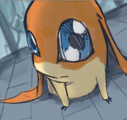 blue_eyes digimon digimon_(creature) meme patamon serious solo wings
