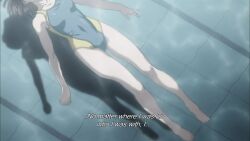 amagi_konoha animated asphyxiation ass breasts brown_eyes brown_hair competition_swimsuit compilation drowning highres one-piece_swimsuit partially_submerged pool pool_ladder poolside sound submerged swimming swimsuit tagme thighs underwater video wet zetman