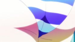 10s 1girl animated animated_gif ass ass_shake bikini blue_hair butt_crack hair_ornament hose lowres nisekoi pool short_hair side-tie_bikini_bottom swimsuit tsugumi_seishirou