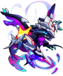 1other animal blue_eyes dragon dragon_village_(series) dragon_village_collection eye_trail fins fish fish_tail furry game_cg gills grin holding holding_weapon light_trail looking_at_viewer lowres maritus_(abyss)_(dragon_village) no_humans official_art smile swordfish tail third-party_source transparent_background water weapon