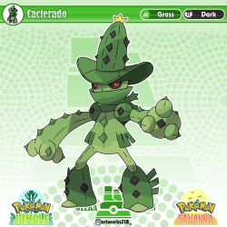 artist_name artworks218 english_text fakemon instagram_logo instagram_username logo looking_at_viewer nintendo original plant_monster pokemon pokemon_(creature) red_eyes solo