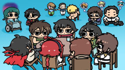 Rule 34 | afei (sfma3248), amuro ray, angry, asticassia school uniform, banagher links, black hair, bread, brown hair, chair, chang wufei, char&#039;s counterattack, chibi, commentary, compass uniform, crossover, domon kasshu, earth federation, english commentary, food, g gundam, gigi andalusia, gundam, gundam 00, gundam hathaway&#039;s flash, gundam seed, gundam seed destiny, gundam suisei no majo, gundam tekketsu no orphans, gundam thunderbolt, gundam unicorn, gundam wing, hathaway noa, heero yuy, highres, io fleming, jacket, kamille bidan, kira yamato, mikazuki augus, military, military uniform, mineva lao zabi, mobile suit gundam, multiple boys, nude, quess paraya, scarf, school uniform, setsuna f. seiei, shinn asuka, shirt, speech bubble, suletta mercury, thought bubble, trowa barton, twintails, uneven twintails, water, wheelchair, zaft uniform, zeta gundam