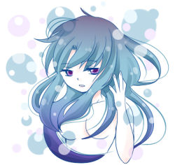 Rule 34 | blue hair, hanamutsuki, long hair, lowres, purple eyes, ranma 1/2, tendou akane