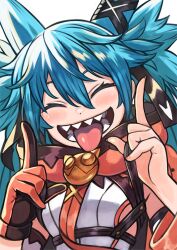 1girl long_tongue rumie sharp_teeth tagme teeth tiona tongue