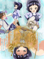1boy 1girl absurdres age_difference artist_request ass blush blush_stickers cameltoe fart feet femdom flat_chest florian_(pokemon) highres loli lolidom nintendo panties pantyhose pokemon pokemon_sv poppy_(pokemon) school_uniform shota smelling_clothes smelling_underwear stepped_on tagme thighs underwear upskirt