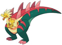 &gt;_&lt; animal_focus artist_request closed_eyes dracozolt full_body gen_8_pokemon nintendo no_humans official_art open_mouth outline pokemon pokemon_(creature) pokemon_focus pokemon_swsh smile solo spines third-party_source tongue transparent_background white_outline