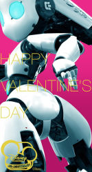 1girl 3d ass blue_eyes disney drossel_von_flugel fireball_(series) glowing glowing_eyes joints looking_at_viewer looking_back no_humans official_art robot robot_joints