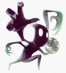 artist_request collector_(hollow_knight) extra_arms hollow_knight tagme white_eyes worm