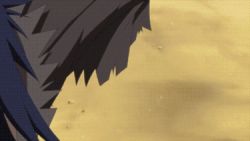 1boy 1girl akatsuki_(naruto) animated animated_gif attack bandages battle black_hair blue_hair desert fighting konan_(naruto) lowres naruto_(series) naruto_shippuuden ninja puppet red_hair sand sasori_(naruto) short_hair grey_eyes sky smile yellow_eyes
