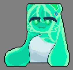 animated animated_gif borrowed_character breast_expansion breasts huge_breasts kurbiismind monster_boy original pixel_art slime_(creature) slime_boy smug