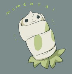 :3 absurdres digimon digimon_(creature) digimon_tamers highres horn looking_at_viewer nebulami no_humans simple_background smile solo terriermon