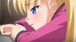 1boy 1girl akizuki_airi animated ass bent_over blonde_hair blue_eyes blush boots bouncing_breasts breasts breasts_out censored cleavage clothed_sex clothes_lift collarbone cum cum_in_pussy dimples_of_venus eyebrows forced groin hair_ribbon half-closed_eyes hanging_breasts hetero high_boots indoors knee_boots large_breasts long_hair moaning mosaic_censoring navel nipples one_eye_closed oni_chichi open_clothes panties panties_around_leg penis poro pussy pussy_juice ribbon sex shirt shirt_lift solo_focus sound spread_legs striped_clothes striped_thighhighs subtitled thighhighs toilet toilet_stall translated trembling twintails underwear vaginal video wince