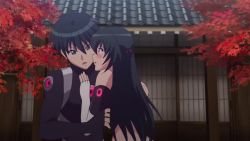 1boy 1girl anal anal_object_insertion anal_tail animal_ears animated anime_screenshot ass ass_grab bell black_hair blush bra breasts butt_crack butt_plug cat_ears cat_tail collar downpants fake_tail grabbing_another&#039;s_breast groping heart heart-shaped_pupils hetero hida_kizuna himekawa_hayuru large_breasts masou_gakuen_hxh miyai_kana nipples object_insertion outdoors panties saliva sex_toy sound symbol-shaped_pupils tagme tail underwear video