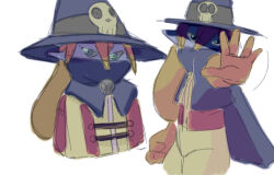 Rule 34 | digimon, digimon (creature), gloves, hat, skull, wizard, wizard hat, wizarmon