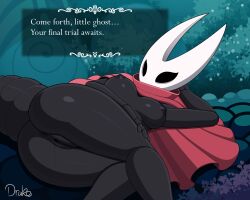 1girl absurdres anus arthropod_girl ass breasts drako1997 english_text highres hollow_knight hornet_(hollow_knight) nipples pussy tagme thighs