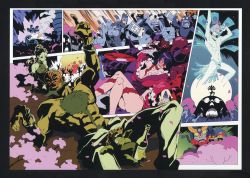 00s 2girls 6+boys adiane alcohol blue_male_swimwear blue_swim_briefs bulge cytomander drunk guame imaishi_hiroyuki kamina_(ttgl) lordgenome male_pubic_hair male_swimwear multiple_boys multiple_girls night party pubic_hair scan sick simon_(ttgl) surprised swim_briefs swimsuit tengen_toppa_gurren_lagann thymilph viral_(ttgl)