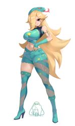 alternate_costume blonde_hair breasts full_body large_breasts little_blood long_hair mario_(series) rosalina super_mario_galaxy very_long_hair