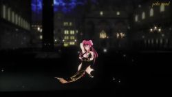 1girl 3d animated artist_request ass ass_focus ass_shake azur_lane black_panties bouncing_breasts breasts bremerton_(azur_lane) bremerton_(kung_fu_cruiser)_(azur_lane) building chinese_clothes city cleavage curvy dancing hair_ornament highleg highleg_panties huge_ass huge_breasts jiggle looking_at_viewer multicolored_hair panties pelvic_curtain piercing revealing_clothes shiny_skin sound thong twintails two-tone_hair underwear video wide_hips