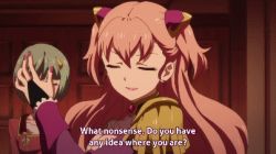 10s 4girls ange_(valkyrie_drive) animated animated_gif blue_hair bouncing_breasts breasts charlotte_scherzen cleavage kaneko_hiraku large_breasts lowres multiple_girls nail_polish nipples panties pink_hair red_hair shigure_kasumi subtitled tokonome_mamori underwear valkyrie_drive valkyrie_drive_-mermaid- wardrobe_malfunction