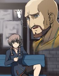 1boy 1girl amane_suzuha highres hirosato kuso_miso_technique md5_mismatch parody steins;gate tennouji_yuugo yaranaika