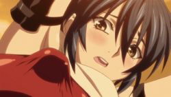 Rule 34 | 1girl, animated, animated gif, breast expansion, breasts, close-up, covered erect nipples, female focus, hoods entertainment, large breasts, large nipples, manyuu chifusa, manyuu hikenchou, solo, takagi jun
