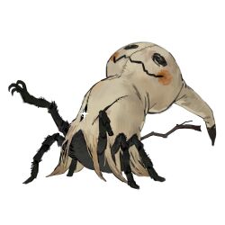 absurdres animal_focus commission creatures_(company) full_body game_freak gen_7_pokemon highres mannimarcos mimikyu nintendo no_humans pokemon pokemon_(creature) simple_background solo white_background