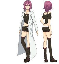 1girl ao_no_kanata_no_four_rhythm belt kagami_aoi navel shorts tagme