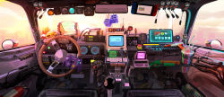 absurdres atari_2600 buttons car car_interior cityscape cockpit computer control_stick controller damaged dice dirty dusk famicom figure fire_extinguisher game_console game_controller gamecube gamepad gun hawaii head_mirror highres hose jonesca8 joystick computer_keyboard kiva lever light_gun logo machinery mecha megas_xlr megas_xlr_(mecha) mirror motor_vehicle mtv mtv_logo nintendo nintendo_switch photo_(object) playing_games realistic robot science_fiction shotgun spoilers steering_wheel stick sun super_robot toy trash tube weapon when_you_see_it window