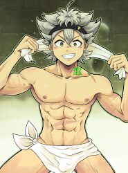 1boy asta_(black_clover) black_clover highres kir_(kir_keropi) male_focus solo