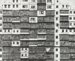 Rule 34 | absurdres, apartment, barred window, bed sheet, building, from side, greyscale, highres, ibsukionsen, iron bars, landscape, monochrome, no humans, original, scenery, window