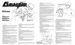 bikini breasts everly_key gaia_gear highres monochrome pencil_sketch sick swimsuit