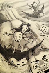 3boys 4girls avatar:_the_last_airbender avatar_legends bald bird blush breasts closed_eyes family father_and_son hair_bun ikki_(the_legend_of_korra) isaia jinora katara long_hair meelo_(the_legend_of_korra) multiple_boys multiple_girls nickelodeon aged_up open_mouth pema_(the_legend_of_korra) penguin penguin_sleddingrohan_(the_legend_of_korra) siblings single_hair_bun smile snow tattoo tenzin_(the_legend_of_korra) the_legend_of_korra tongue tongue_out traditional_media