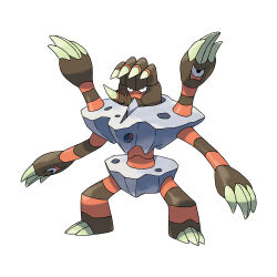 artist_request barbaracle claws closed_mouth full_body gen_6_pokemon nintendo no_humans official_art pokemon pokemon_(creature) pokemon_focus pokemon_xy simple_background solo standing third-party_source white_background