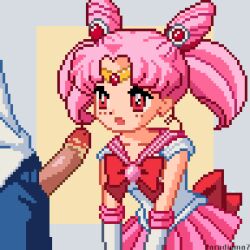 animated animated_gif bishoujo_senshi_sailor_moon bow chibi_usa choker circlet crystal_carillon dirty double_bun dress gloves gold_circlet hair_bun hair_ornament highres imminent_fellatio leotard loli magical_girl miniskirt open_mouth paradigma7 penis pink_bow pink_choker pink_hair pink_sailor_collar pleated_skirt presenting puffy_short_sleeves puffy_sleeves red_eyes red_sailor_collar ribbon sailor_chibi_moon sailor_collar sailor_dress sailor_senshi sailor_shirt shirt short_hair short_sleeves signature skirt smegma standing tiara white_gloves white_leotard
