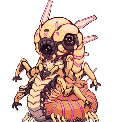Rule 34 | commentary, english commentary, extra arms, extra legs, fewer digits, full body, lynte, mecha, mecha focus, mechanical arms, mechanical legs, mechanical tail, no humans, non-humanoid robot, one-eyed, original, robot, robot animal, science fiction, solo, tail, transparent background