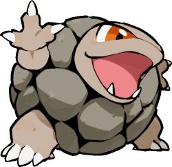 chibi creatures_(company) game_freak gen_1_pokemon golem_(pokemon) kawaanago nintendo pokemon pokemon_(creature)
